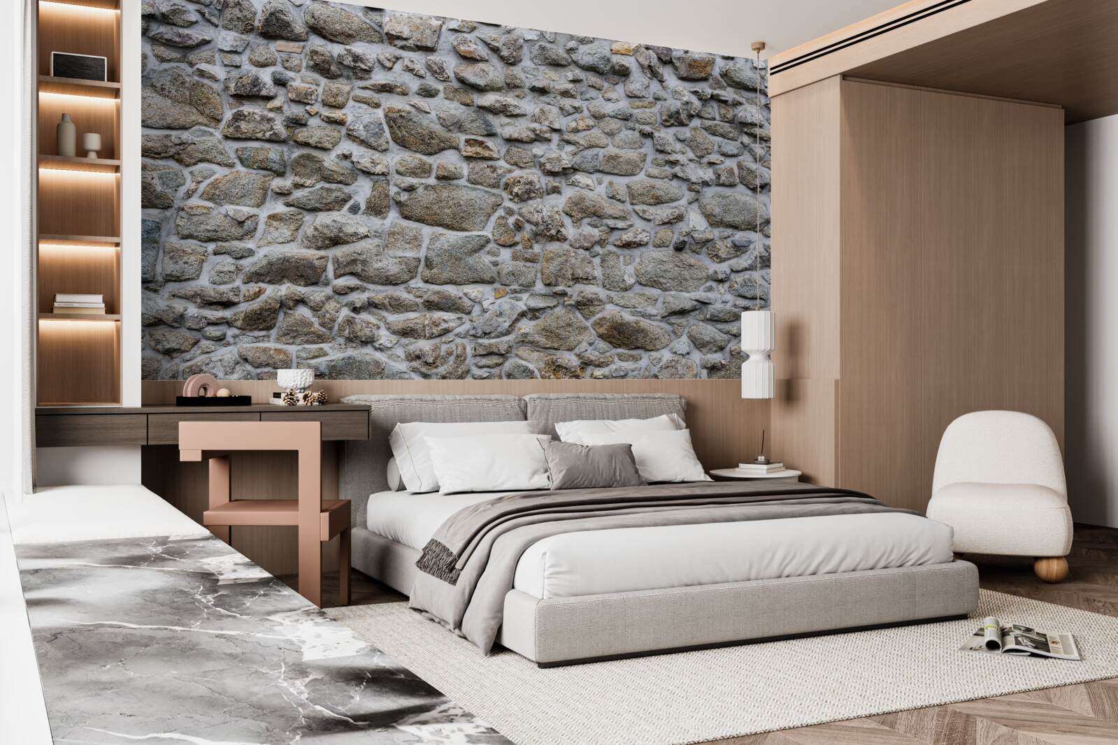 Fototapeta kamene rôznych veľkostí a tvarov