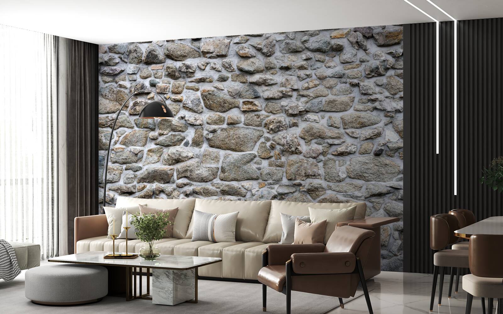 Fototapeta kamene rôznych veľkostí a tvarov