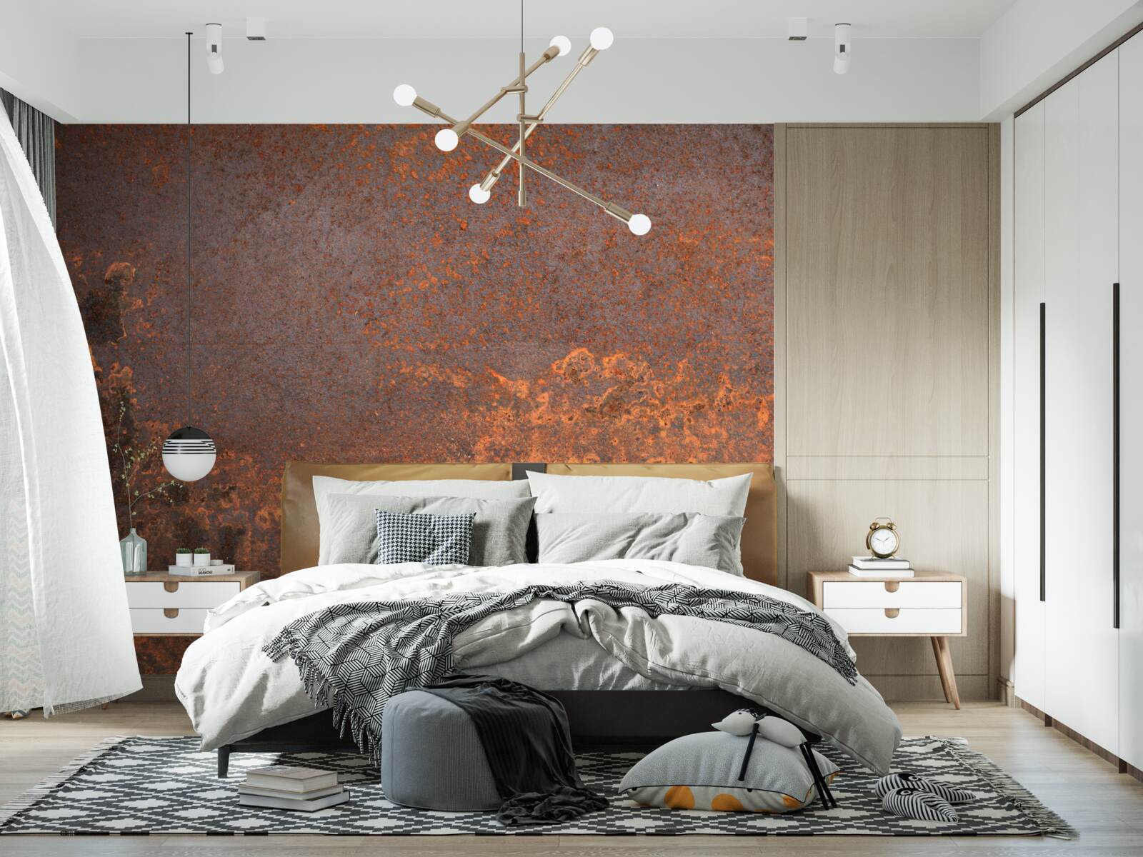 Fototapeta štruktúra oxidovaného kovu