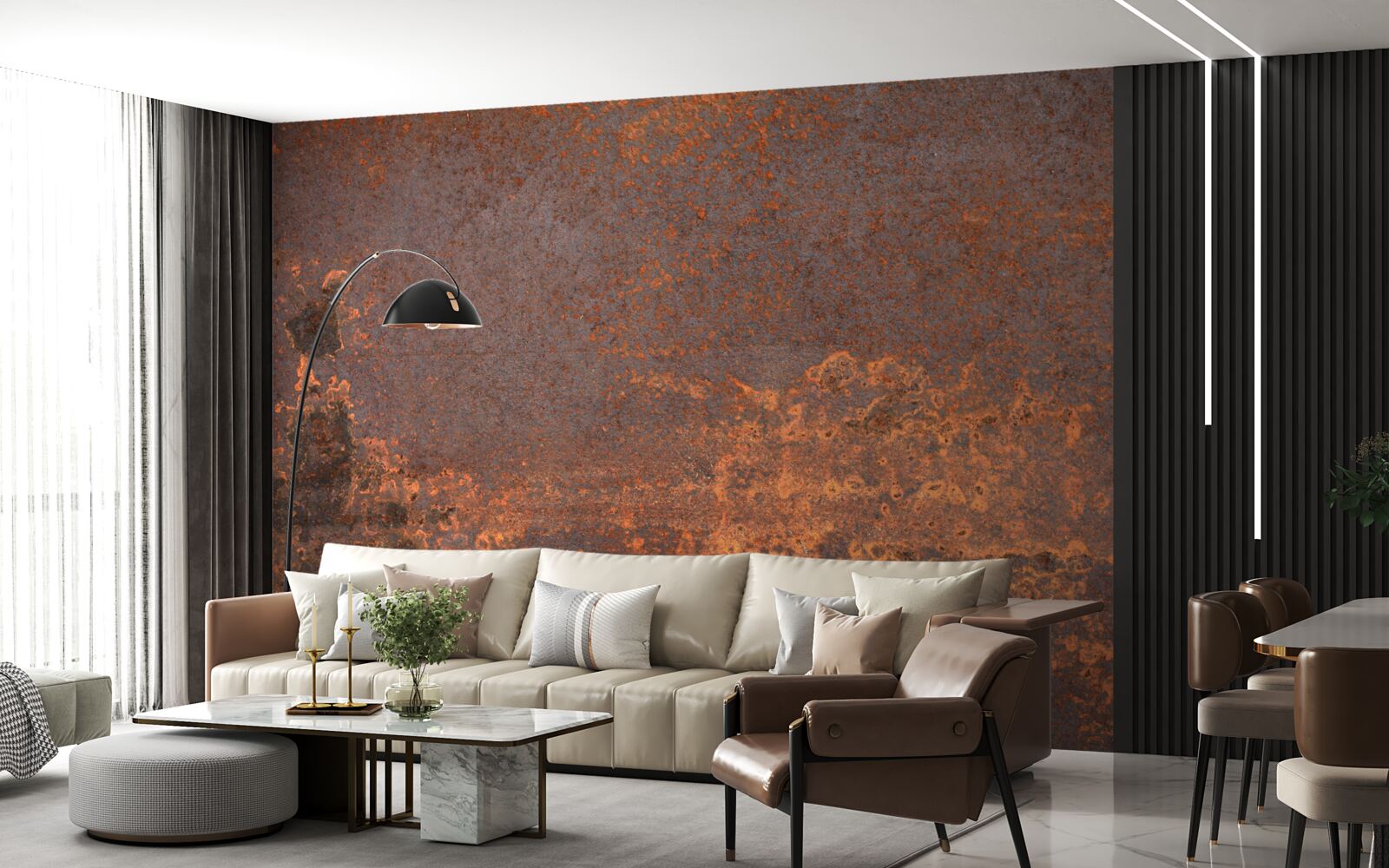 Fototapeta štruktúra oxidovaného kovu