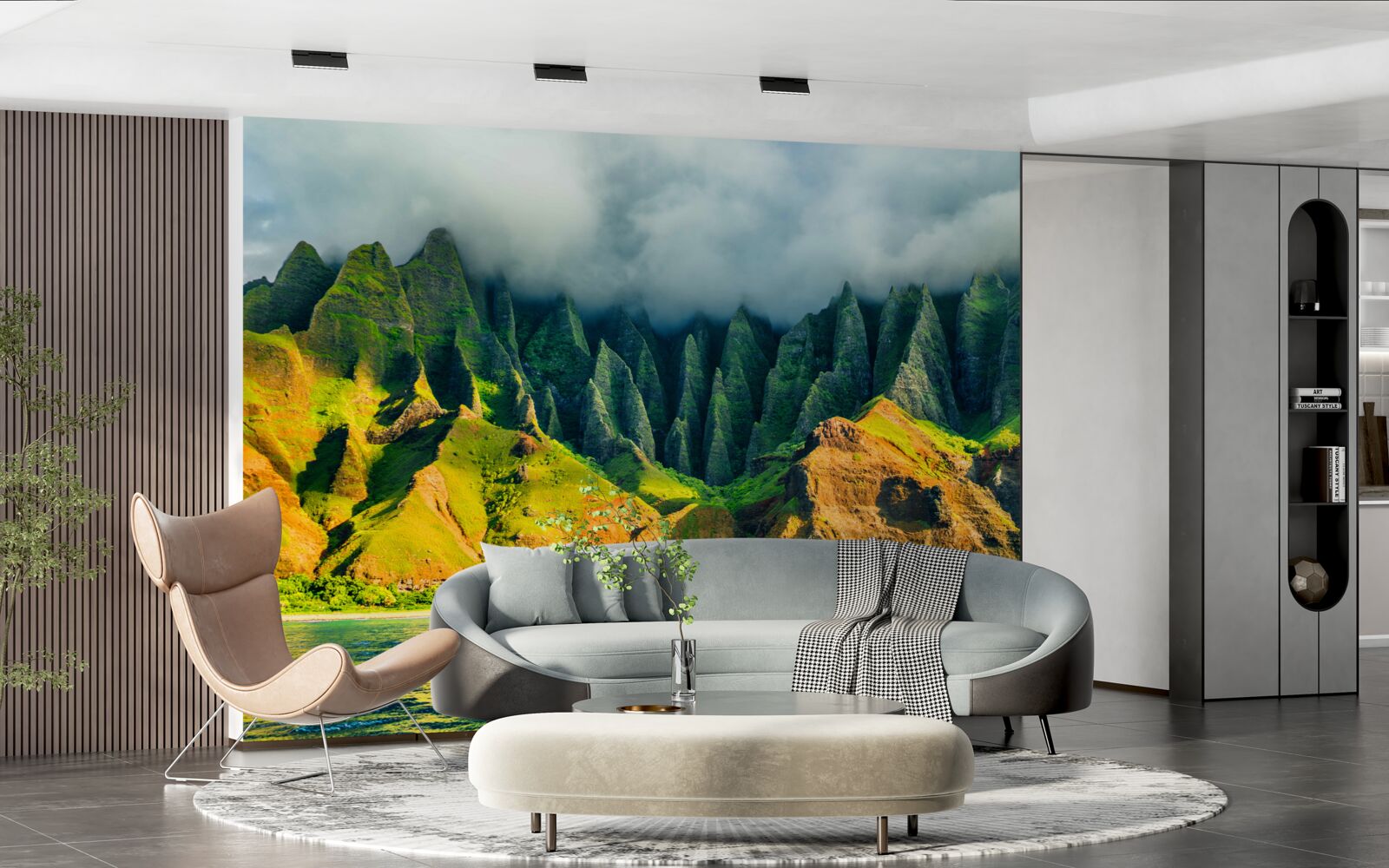 Fototapeta výhľady na horské jazero sú plné farieb