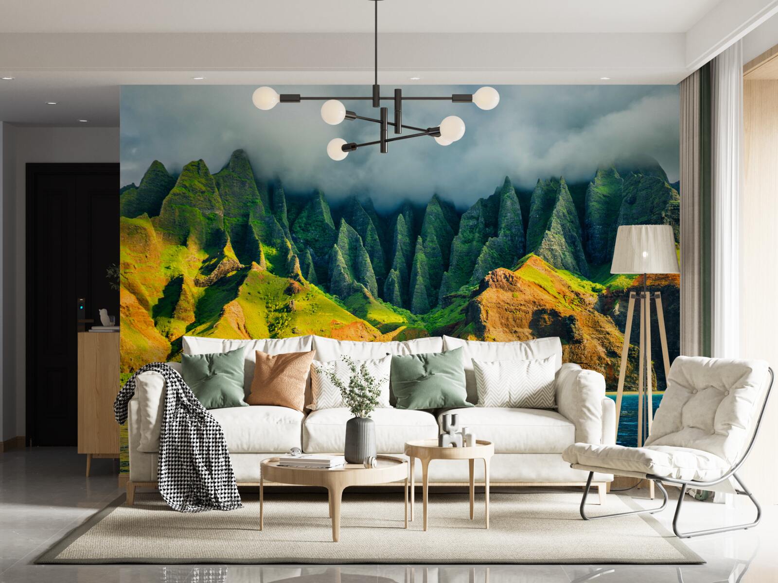 Fototapeta výhľady na horské jazero sú plné farieb