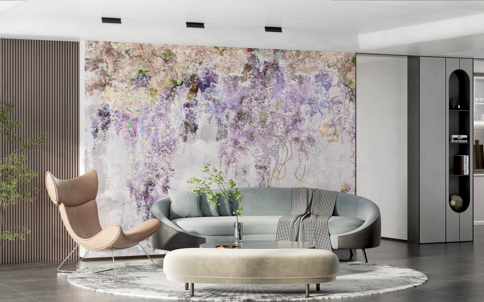 Fototapeta jesenné kvety padajú