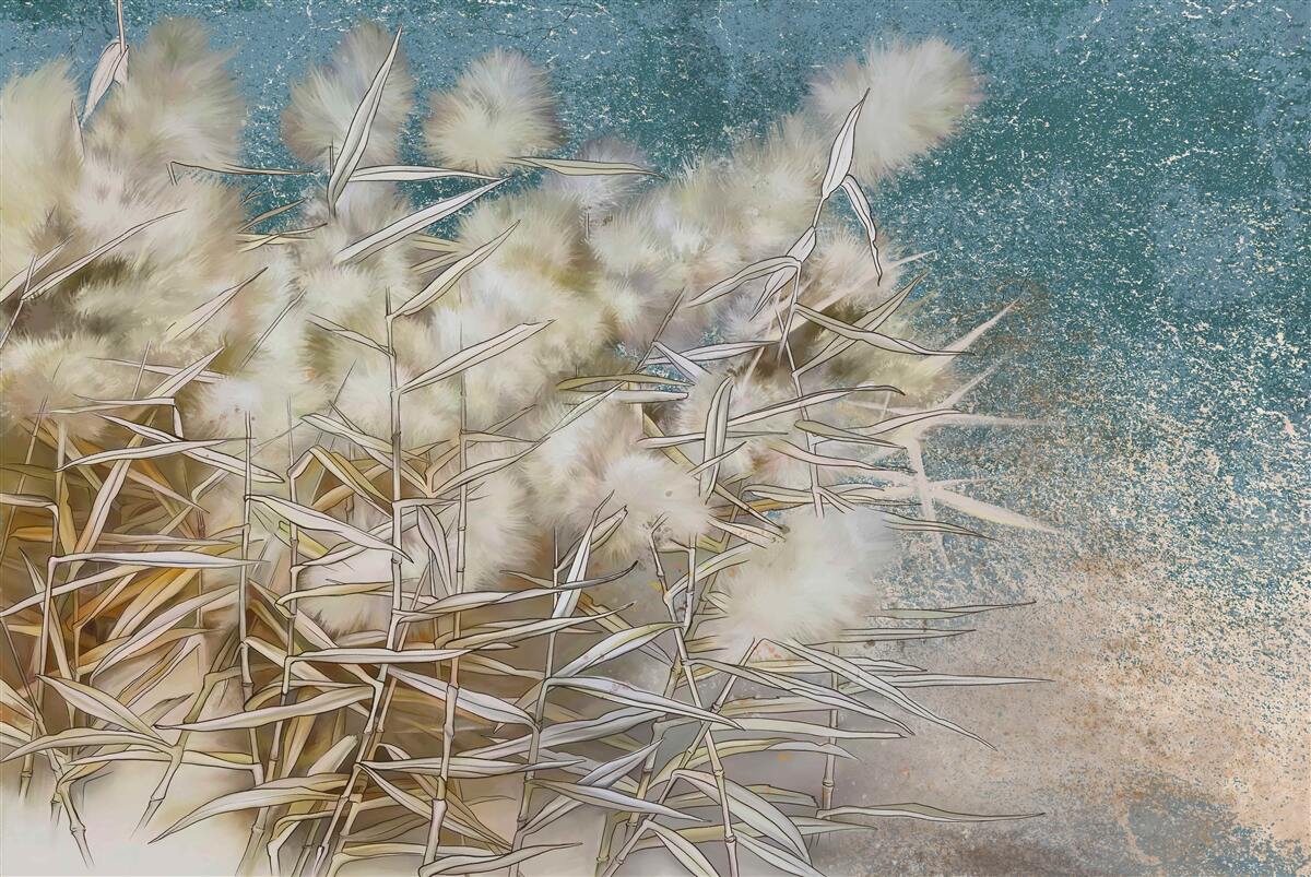 Fototapeta priemysel bielej bavlny