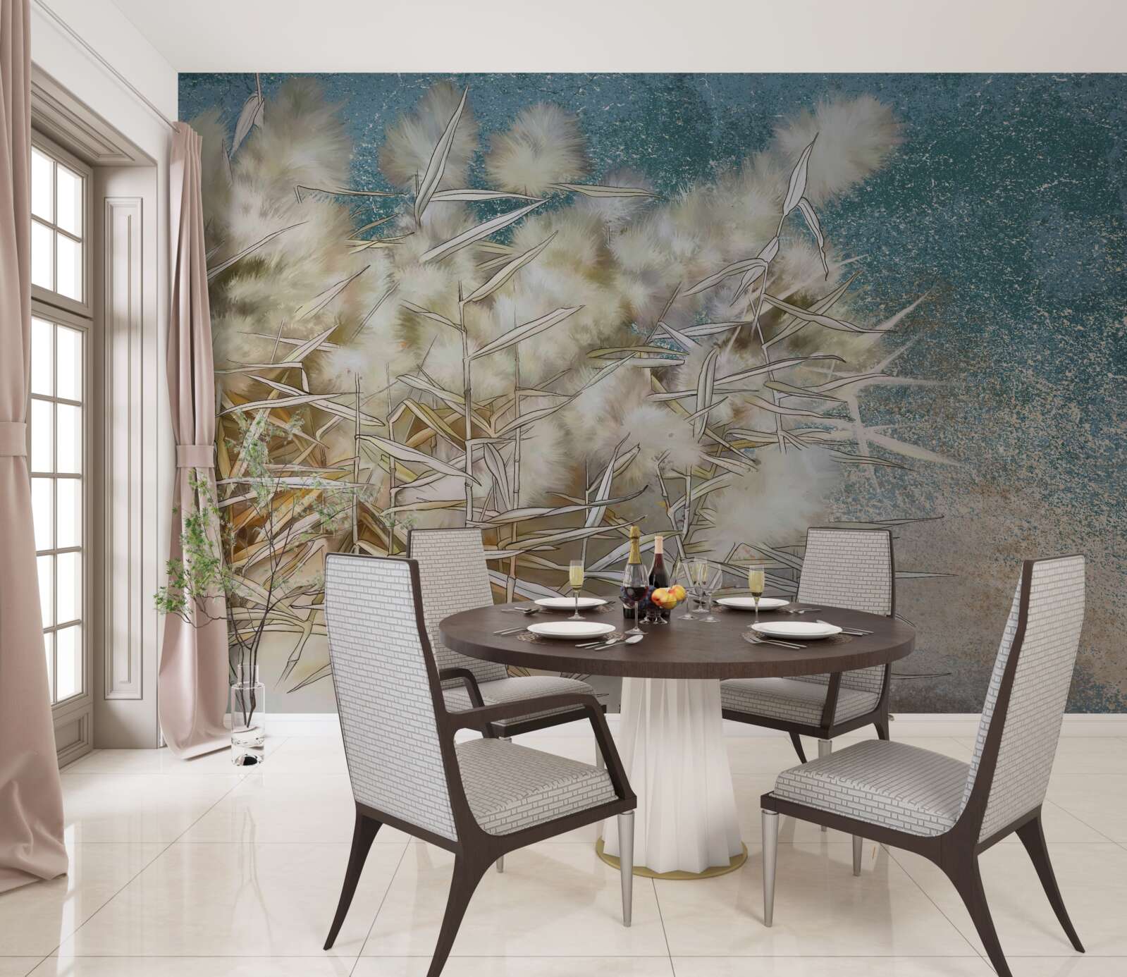 Fototapeta priemysel bielej bavlny