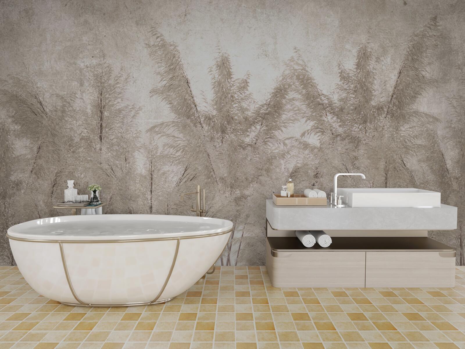 Fototapeta tropické ráno v hmle