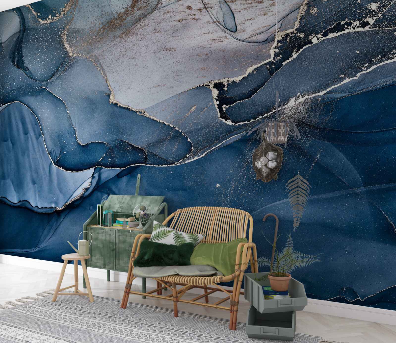 Fototapeta odtiene alkoholových atramentov