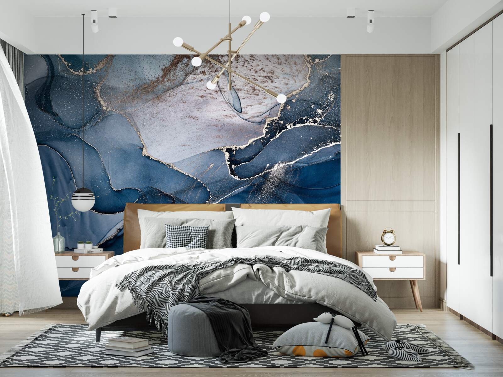 Fototapeta odtiene alkoholových atramentov