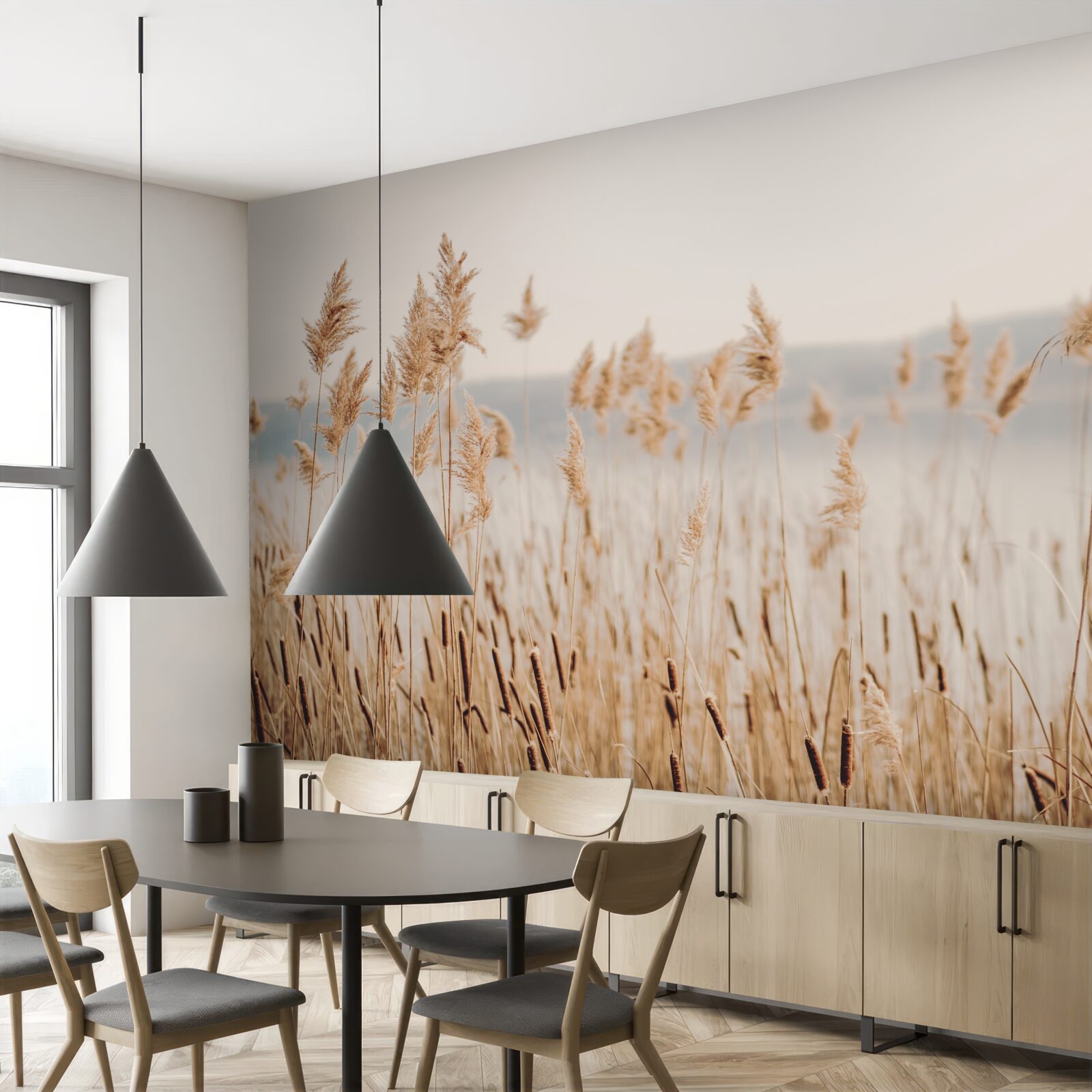 Fototapeta pšeničné pole obsypané klasmi