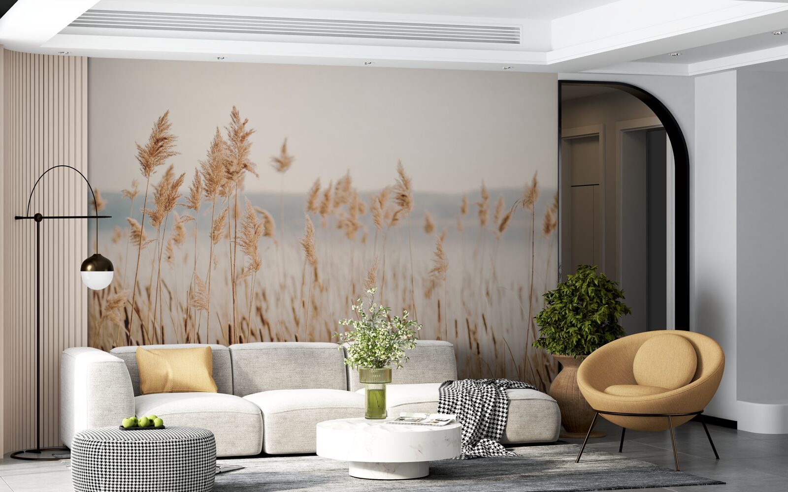 Fototapeta pšeničné pole obsypané klasmi