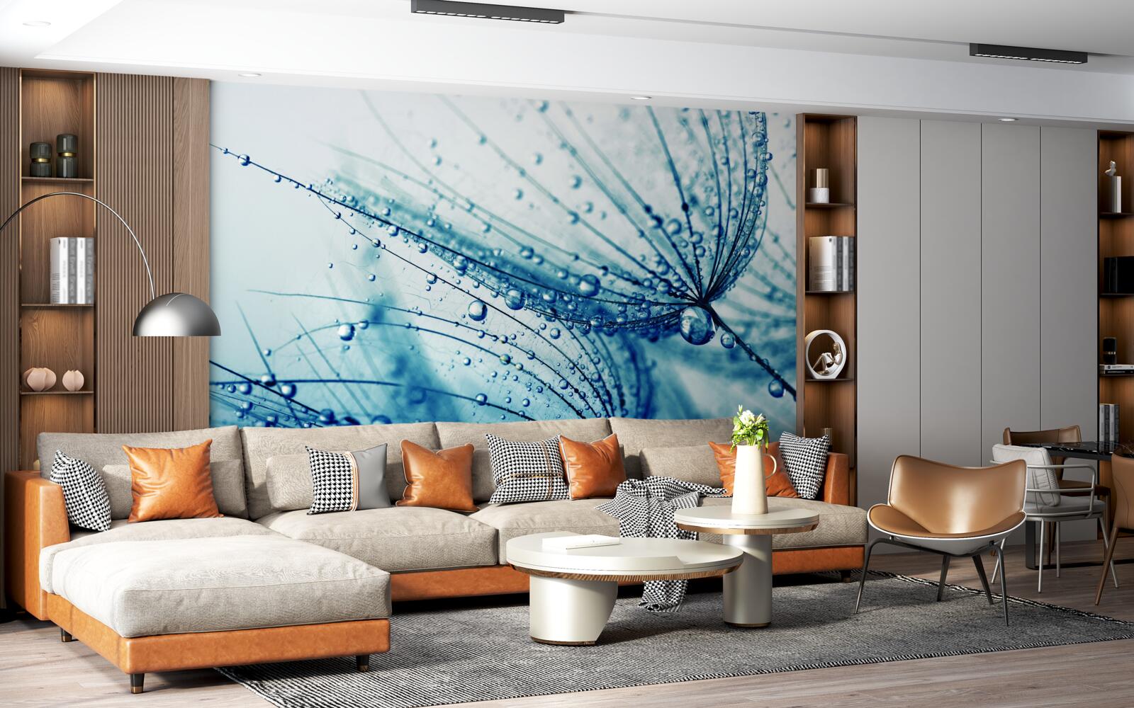 Fototapeta kvapky na púpavu