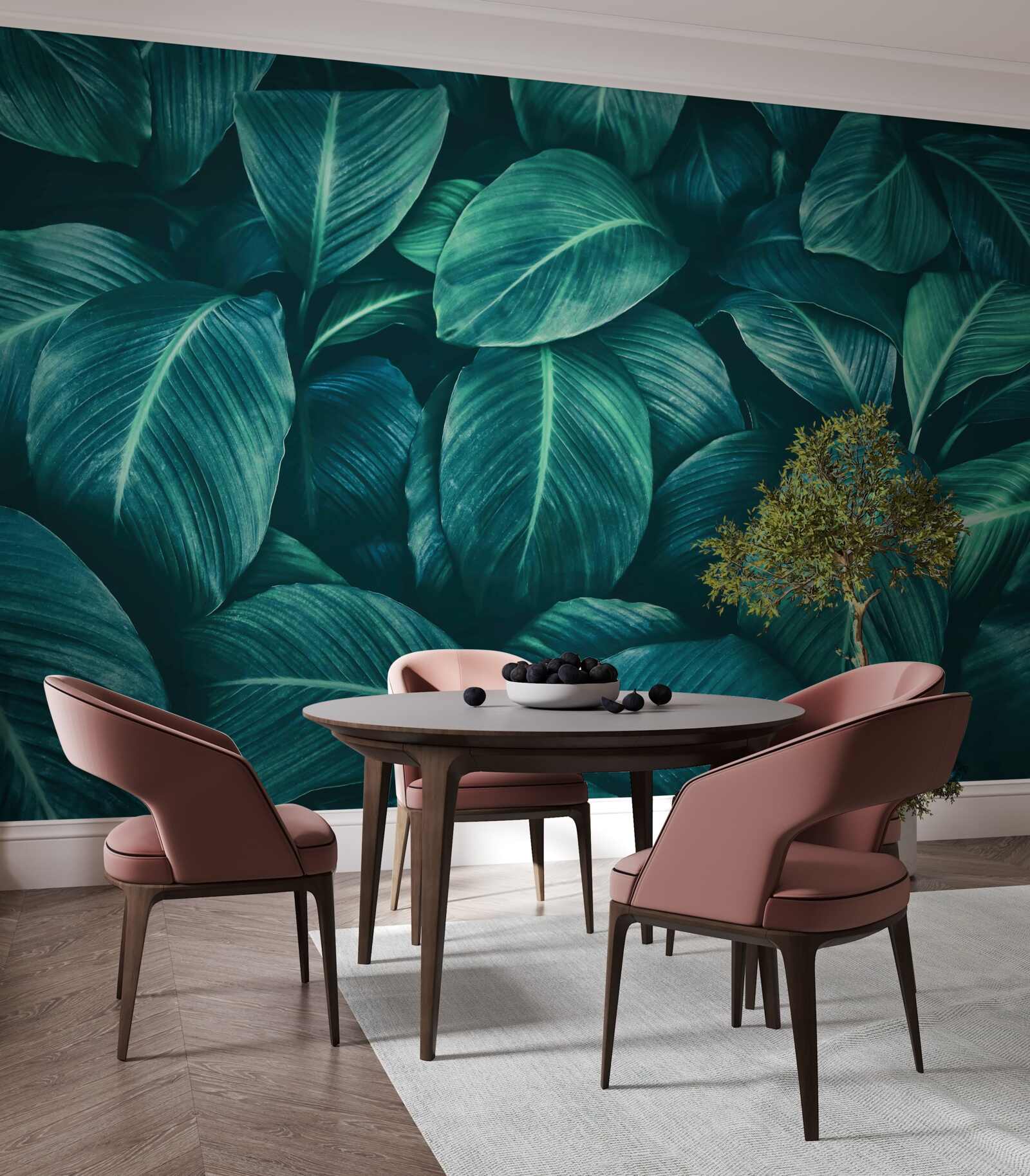 Fototapeta listy paprade majú nádhernú smaragdovú farbu