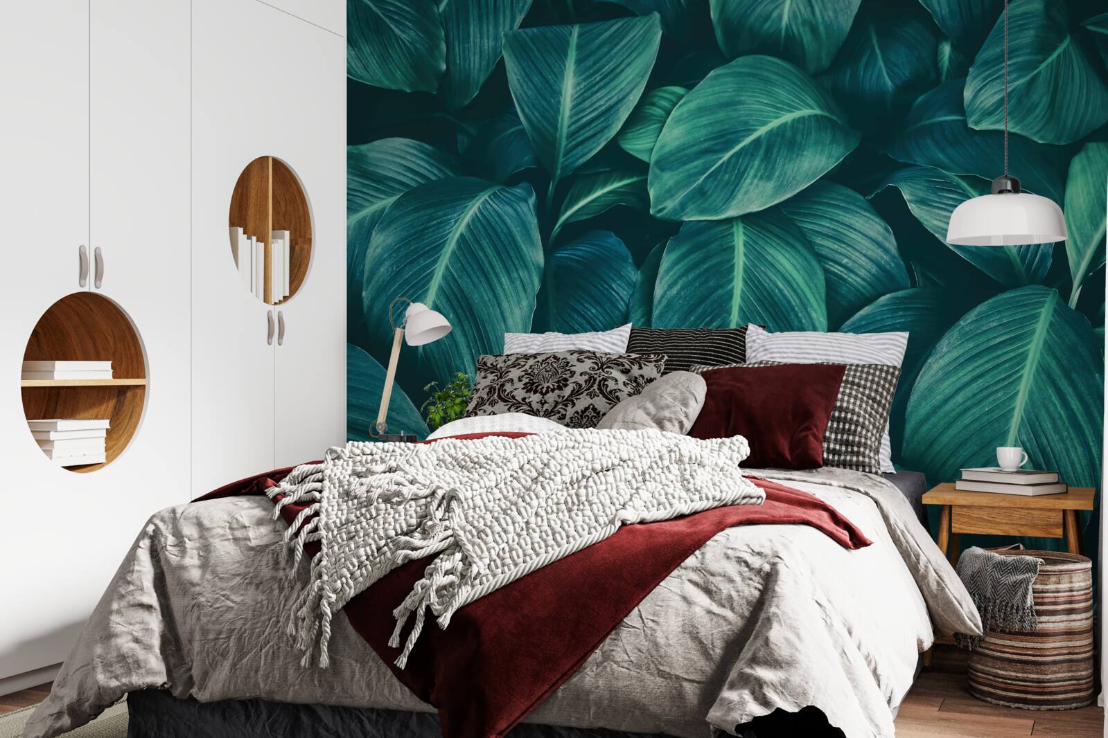 Fototapeta listy paprade majú nádhernú smaragdovú farbu