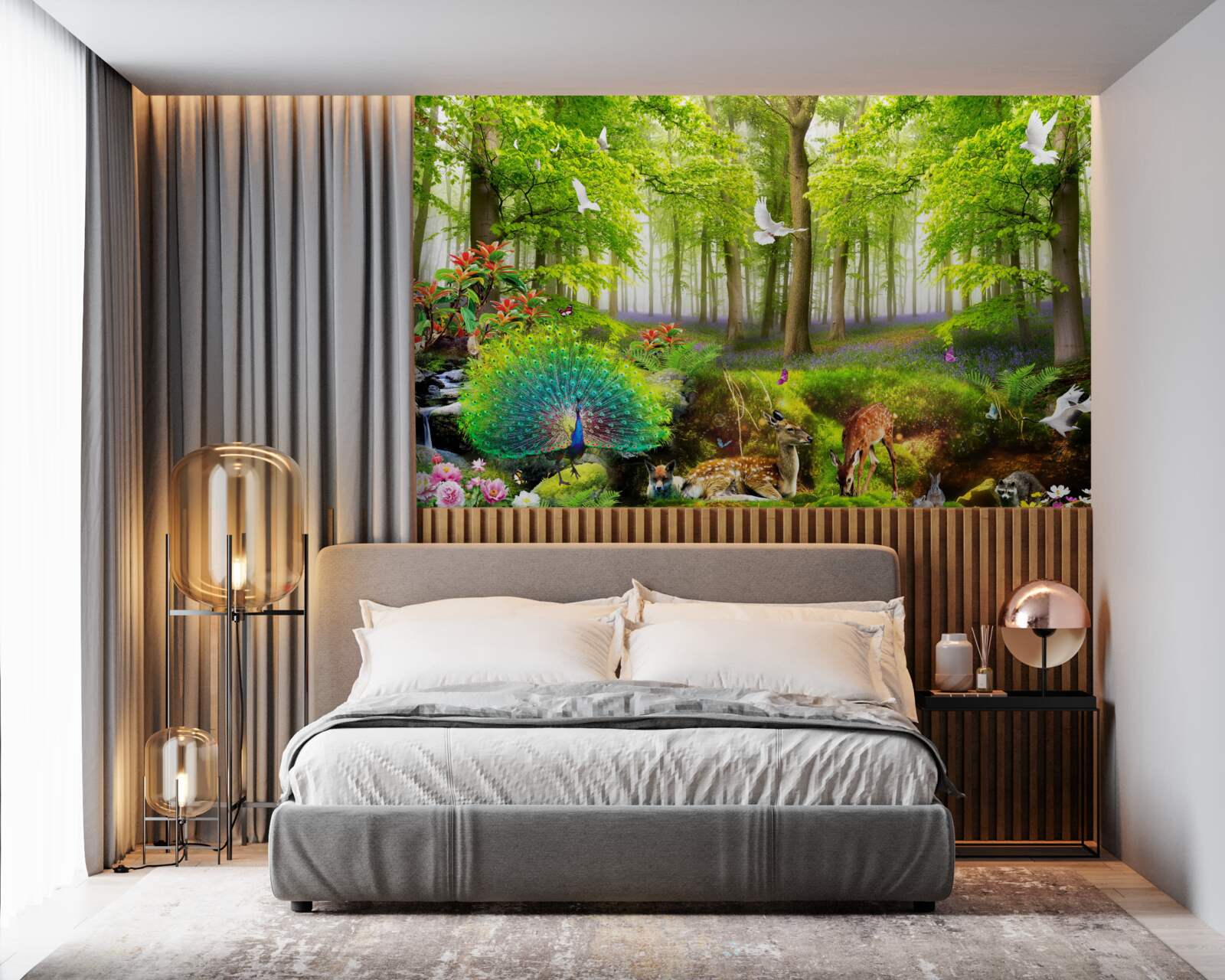 Fototapeta fauna zelených letných lesov