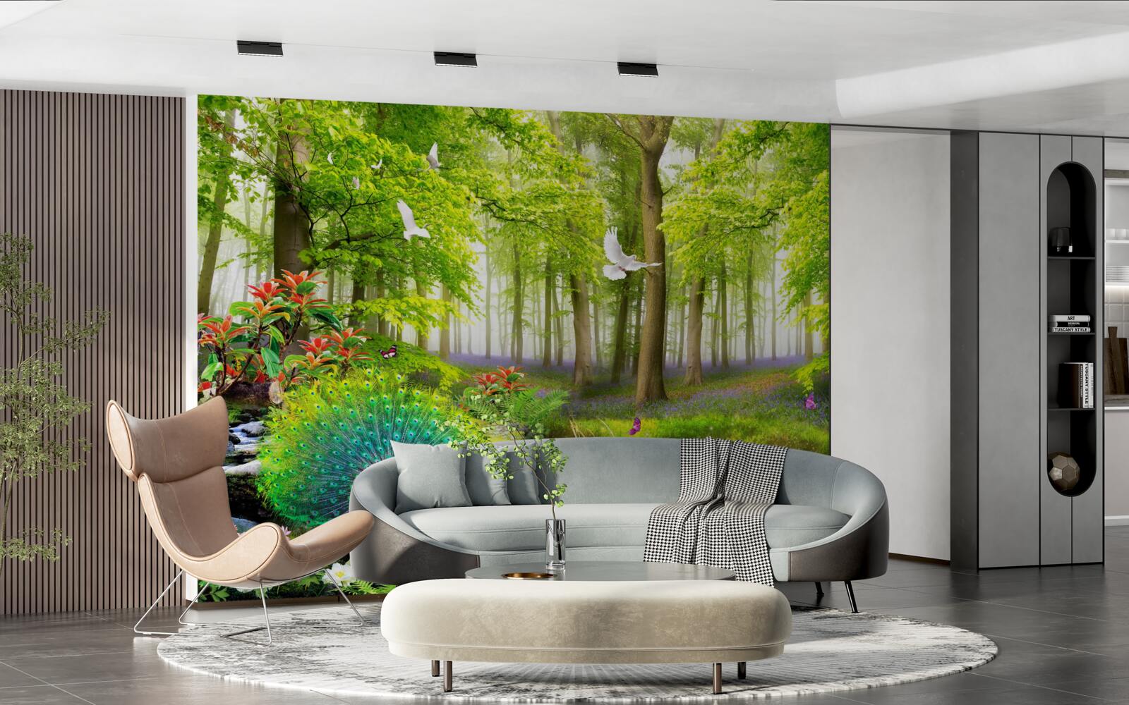 Fototapeta fauna zelených letných lesov