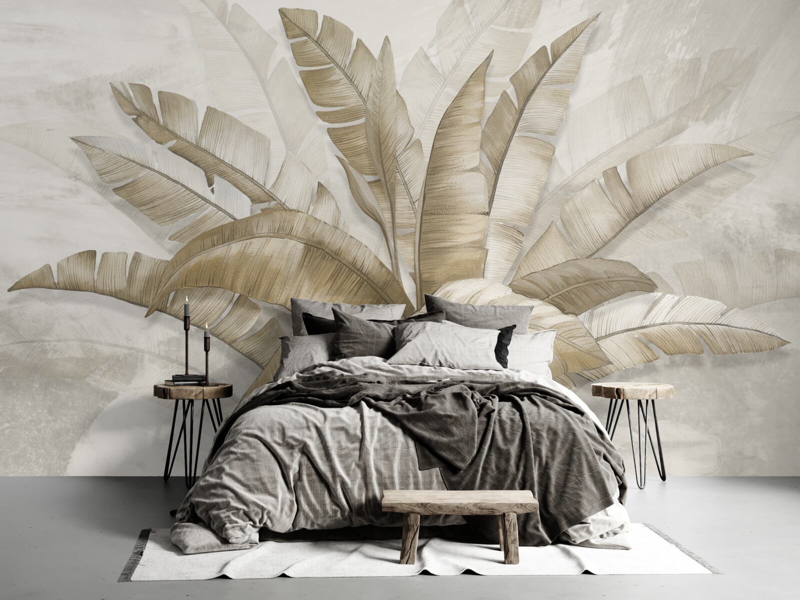 Fototapeta zväzok veľkých palmových listov