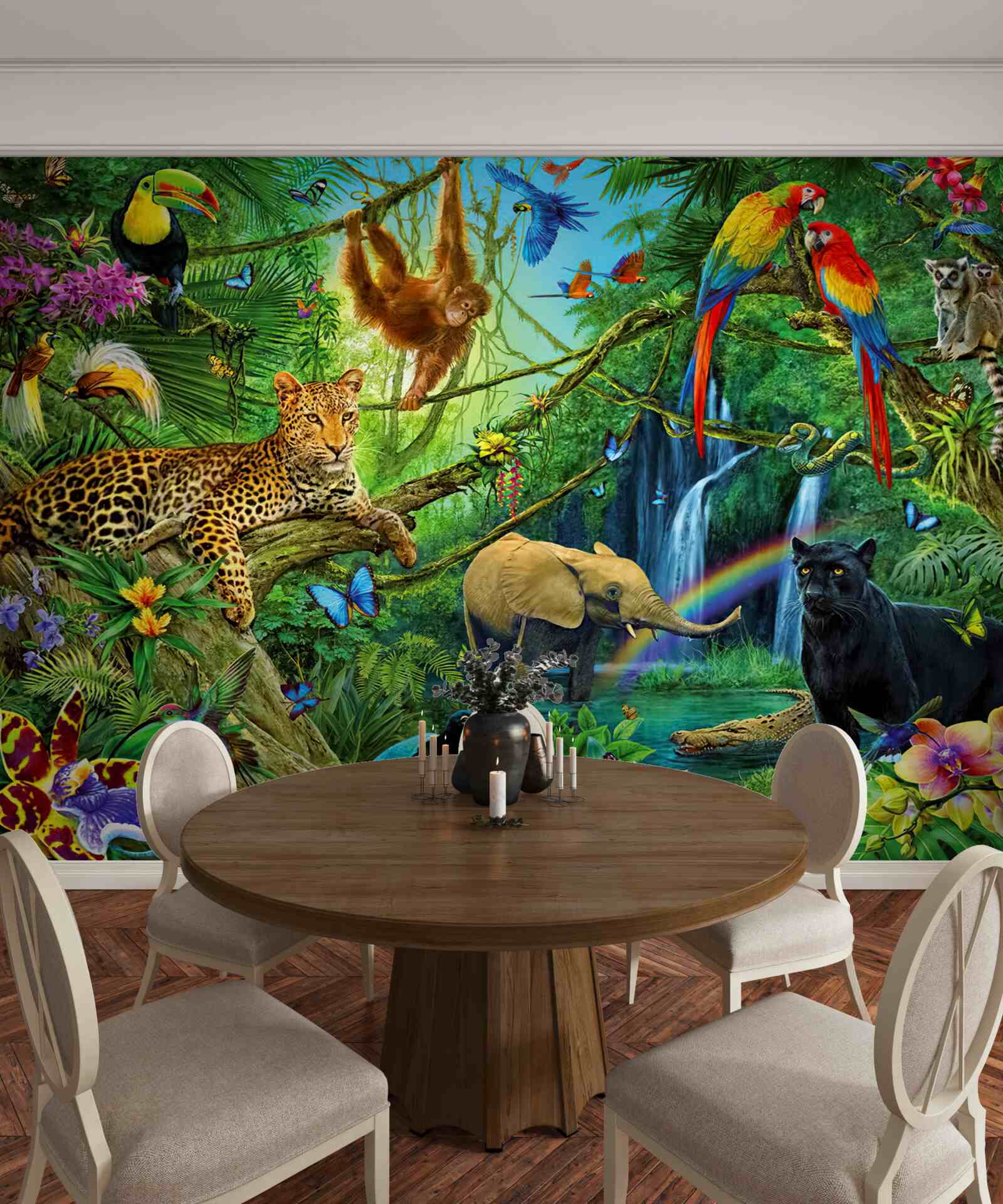 Fototapeta obyvatelia lesa