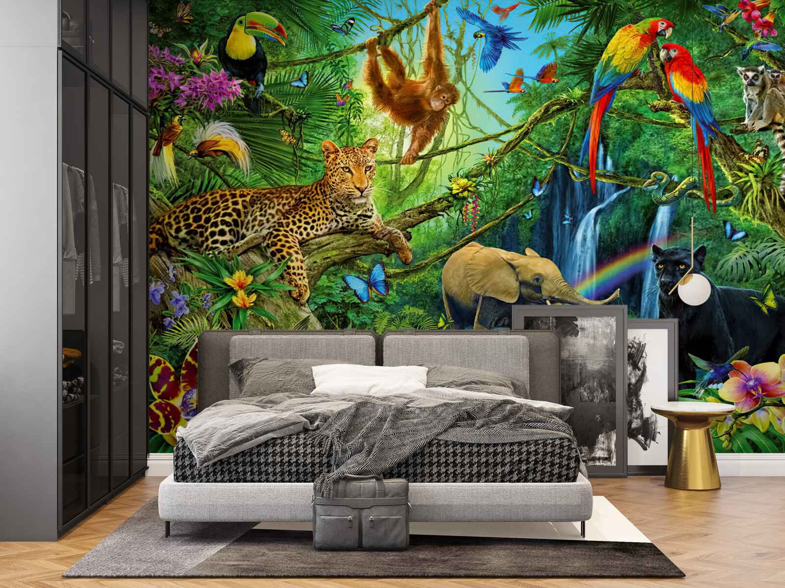 Fototapeta obyvatelia lesa