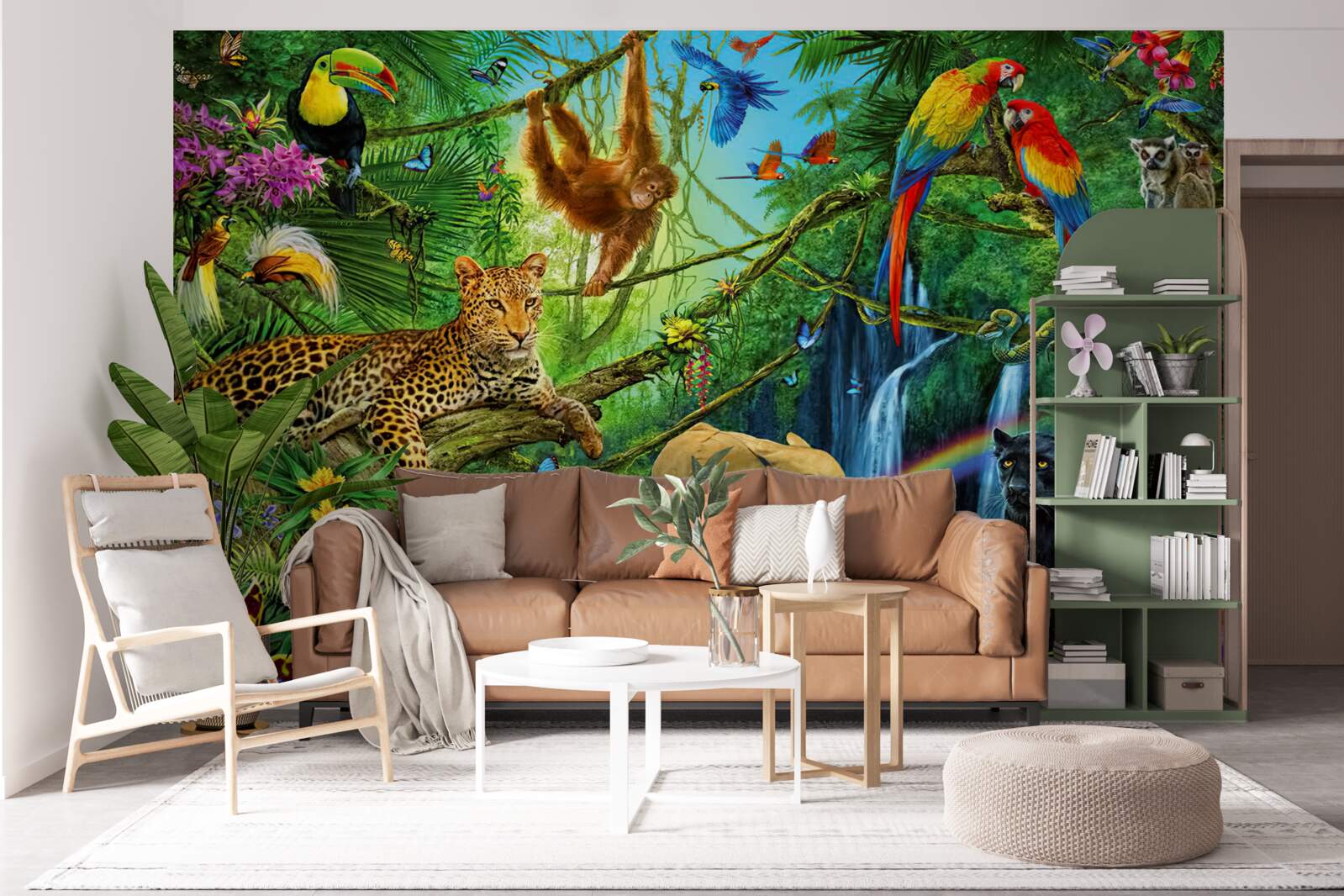 Fototapeta obyvatelia lesa