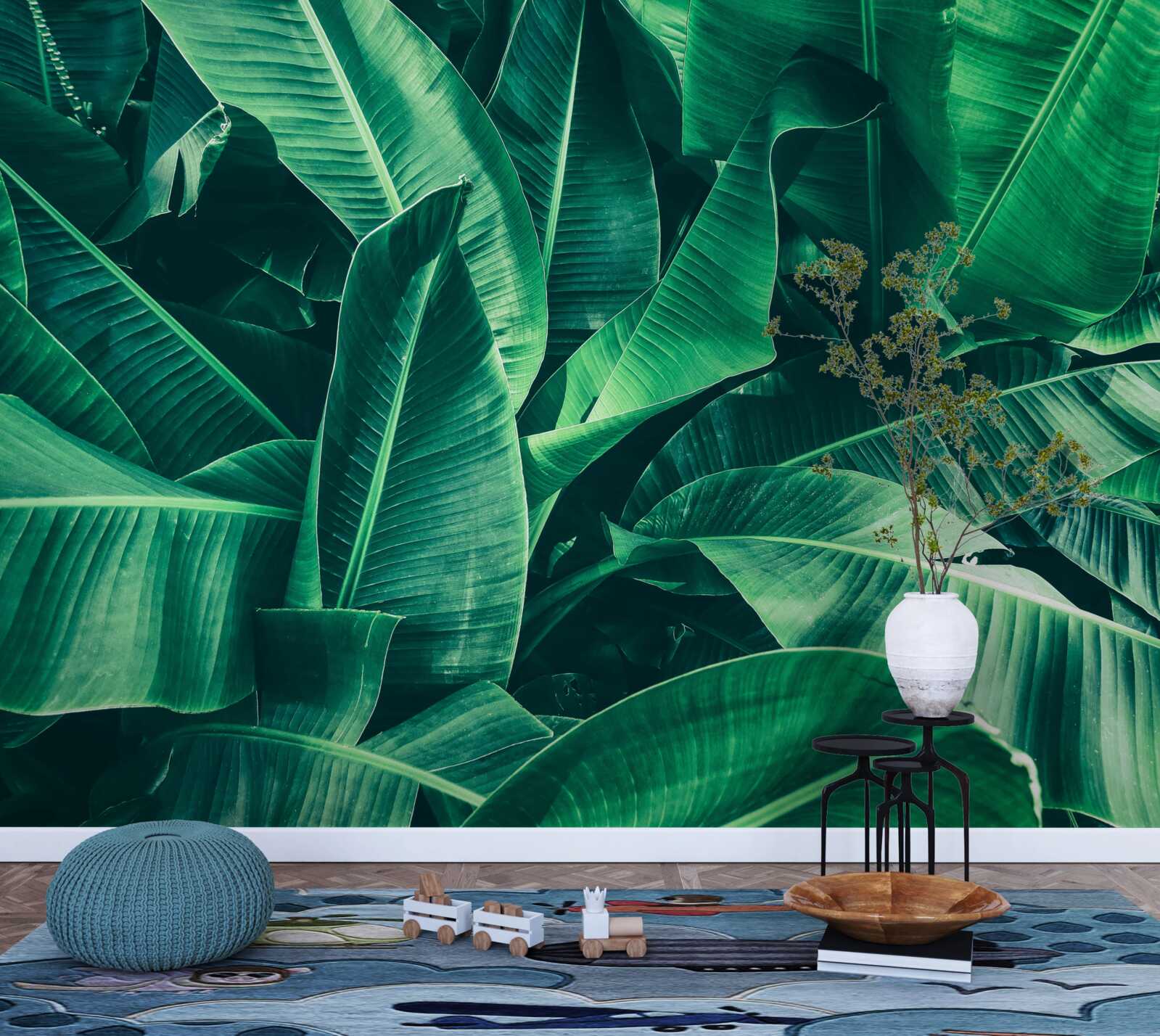 Fototapeta tropická vegetácia so smaragdovým odtieňom