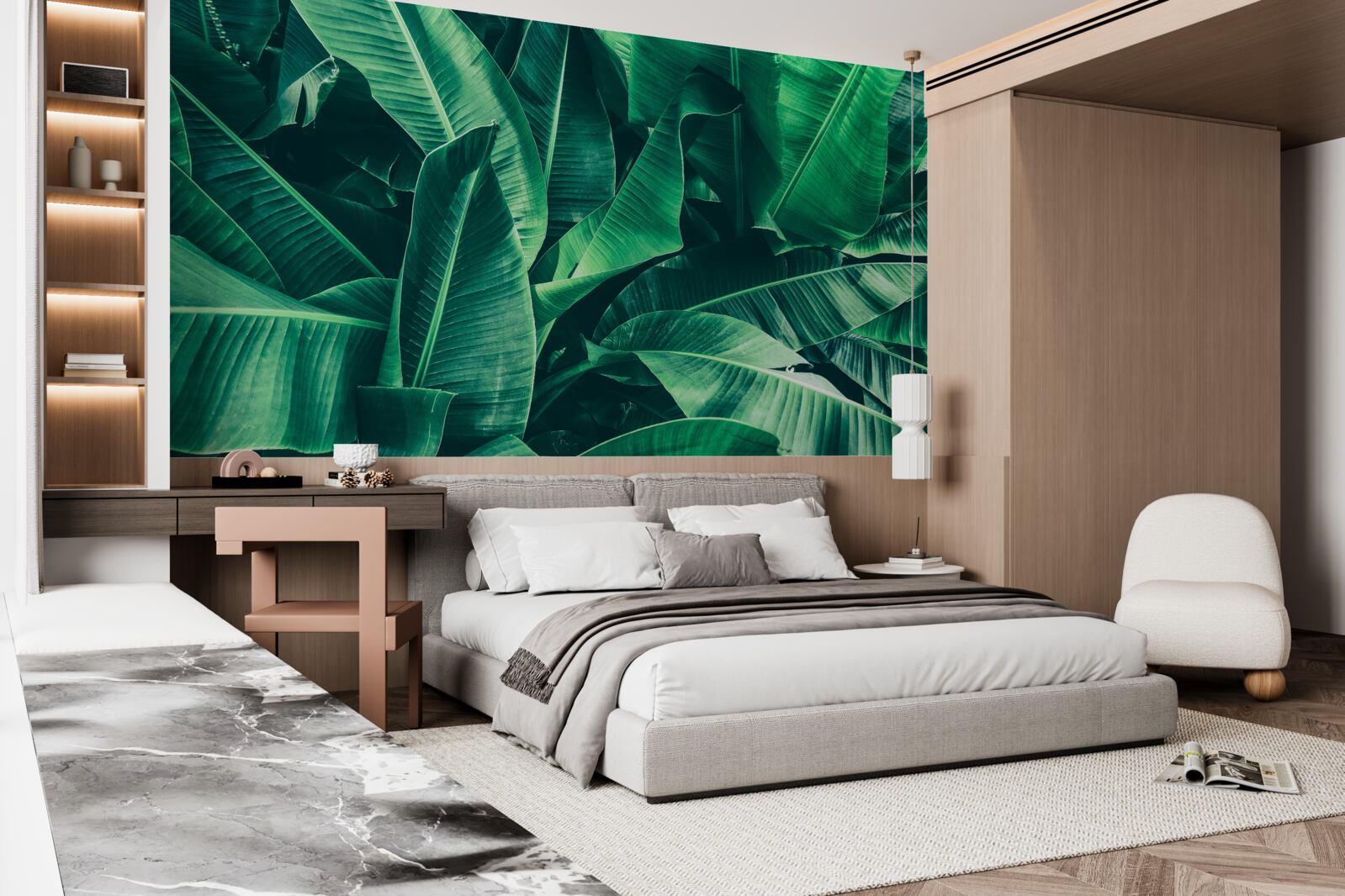 Fototapeta tropická vegetácia so smaragdovým odtieňom