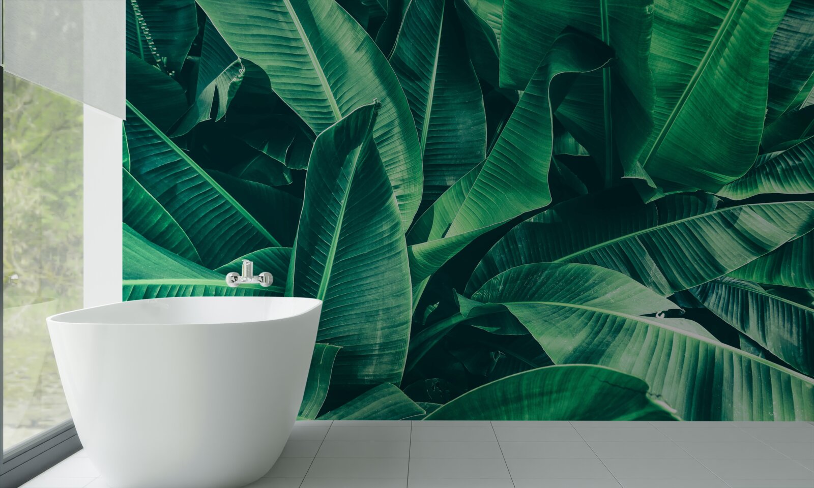 Fototapeta tropická vegetácia so smaragdovým odtieňom