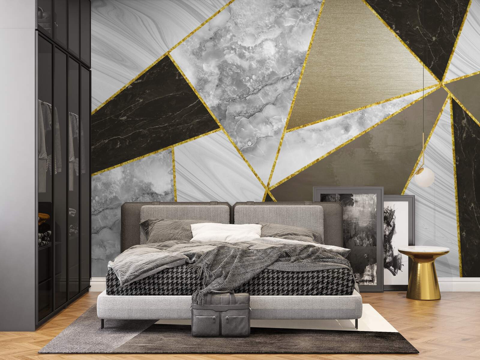 Fototapeta trojuholníková abstrakcia