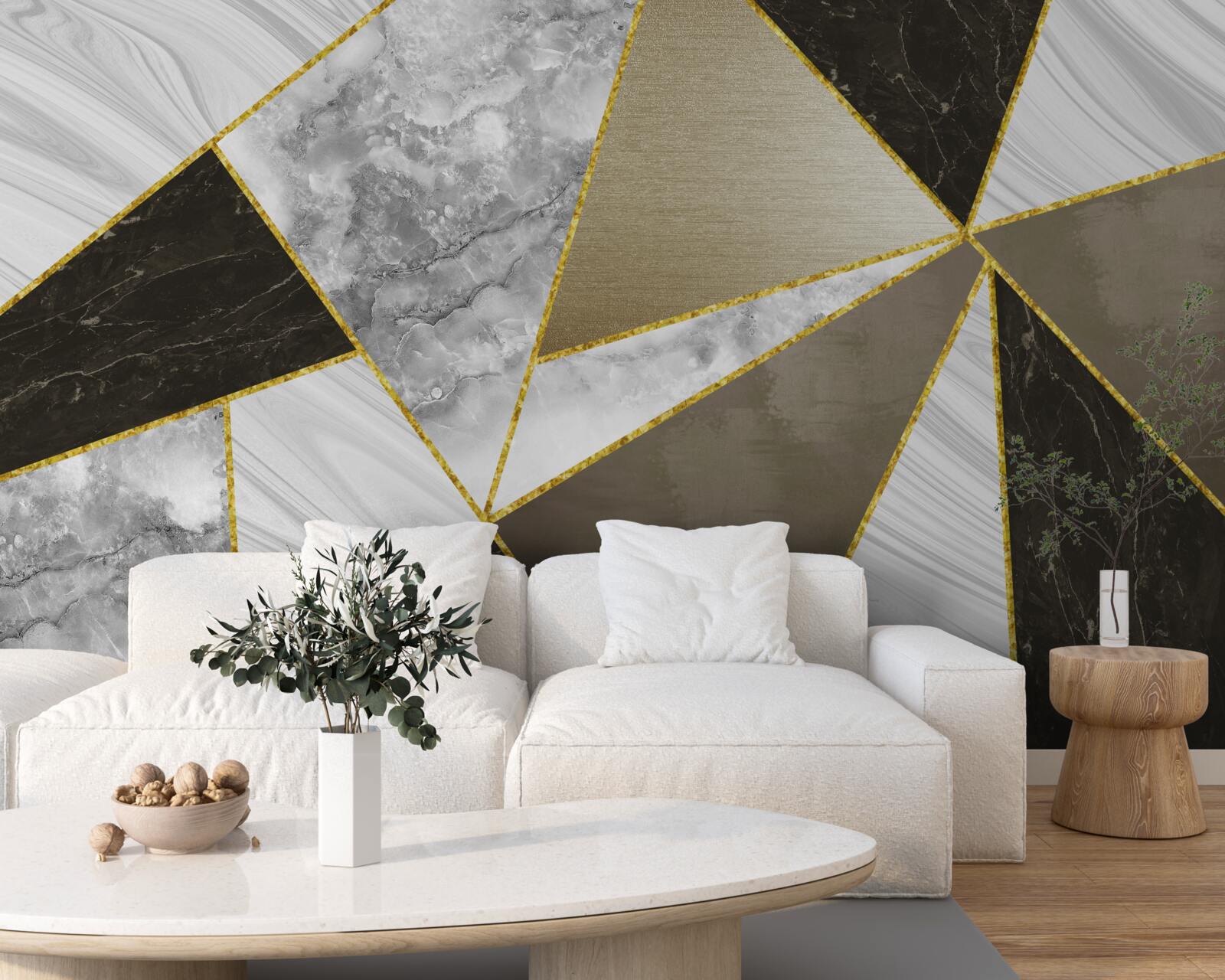 Fototapeta trojuholníková abstrakcia