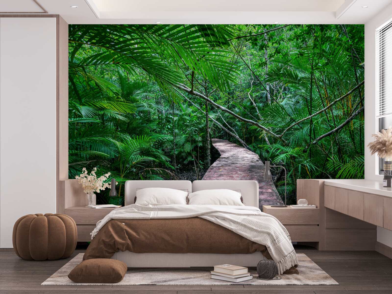 Fototapeta Cesta do čarovných zelených trópov