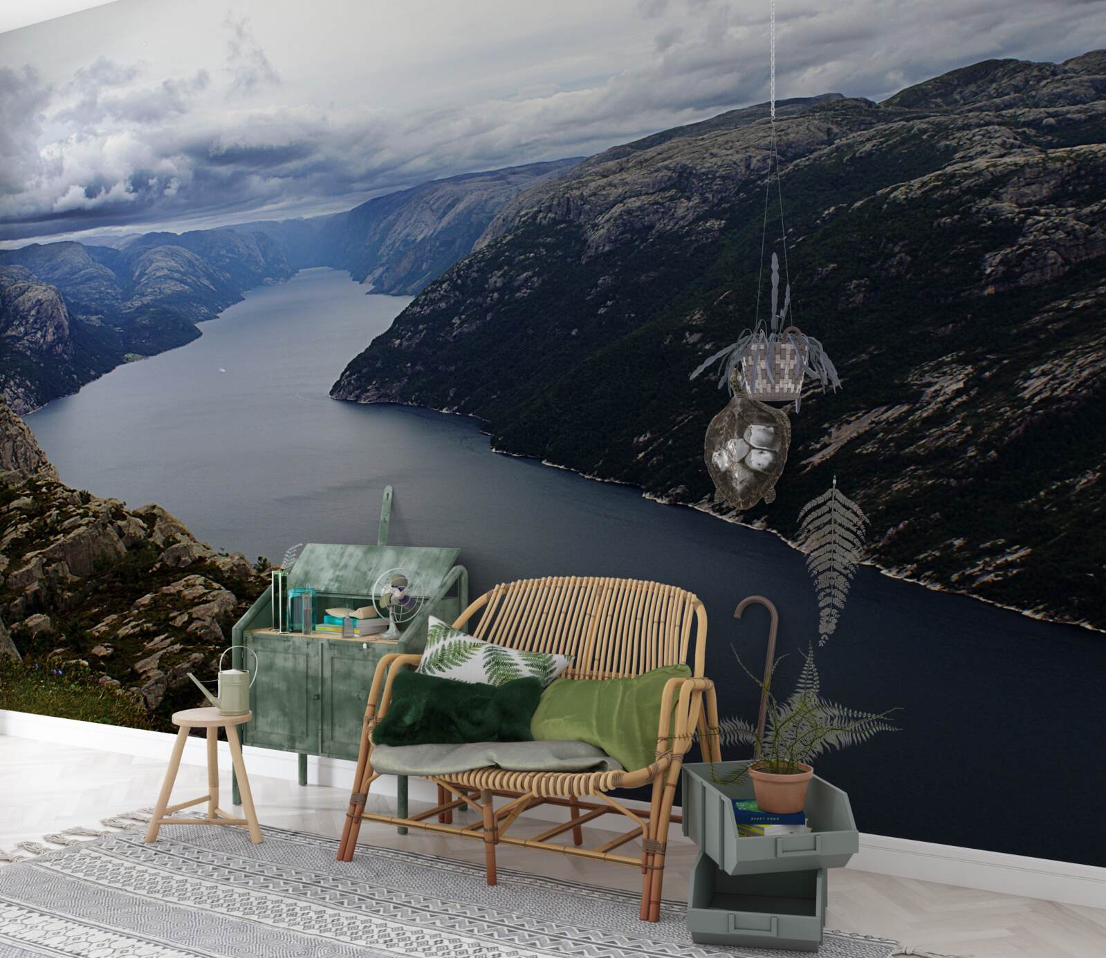 Fototapeta pokojná horská rieka