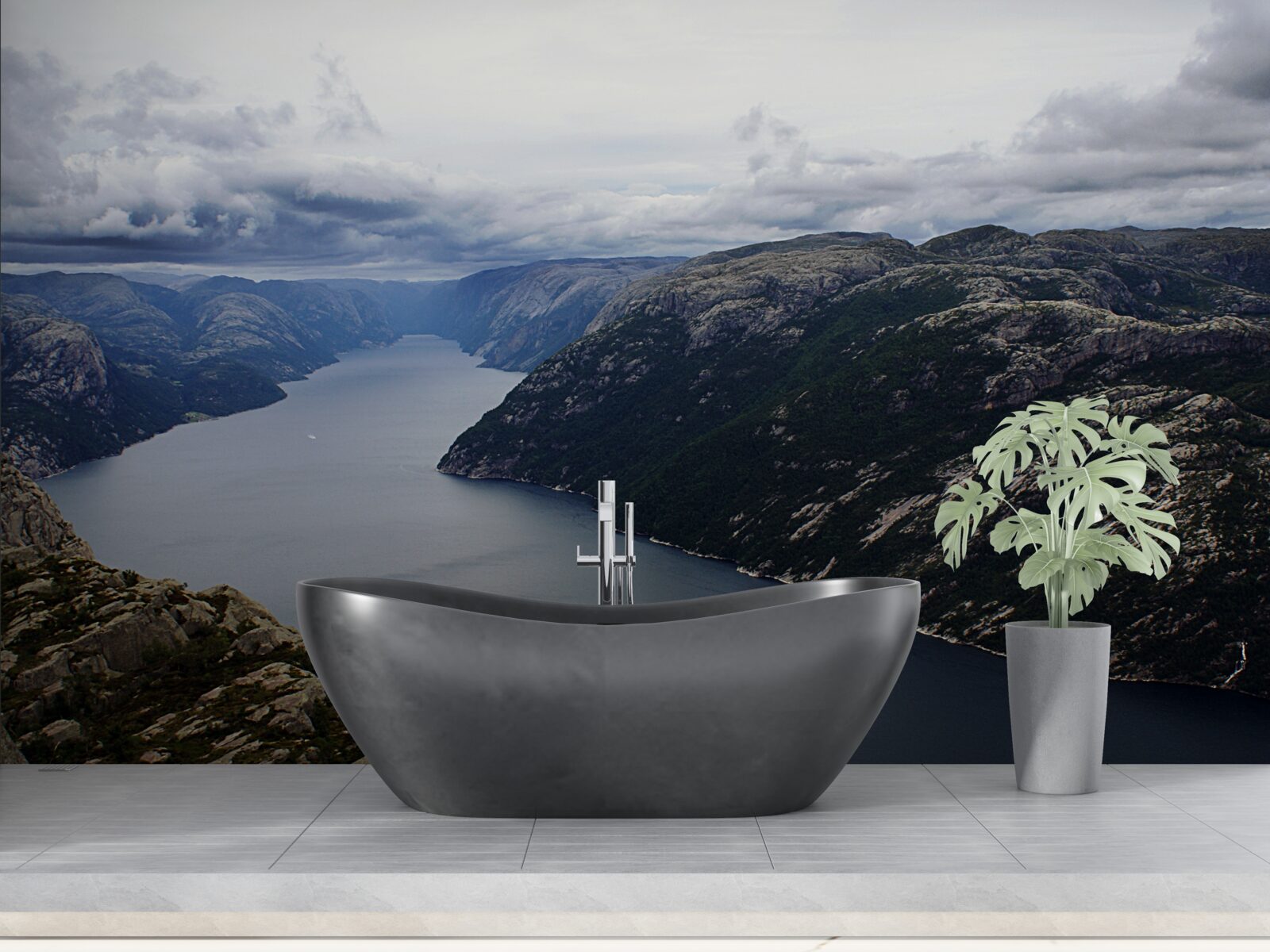 Fototapeta pokojná horská rieka