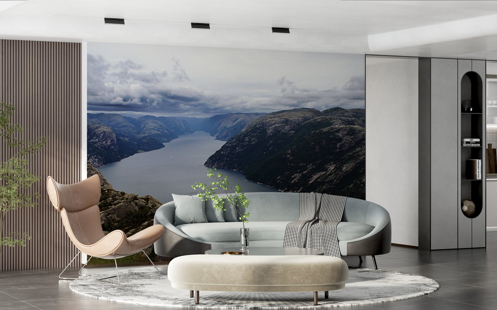 Fototapeta pokojná horská rieka