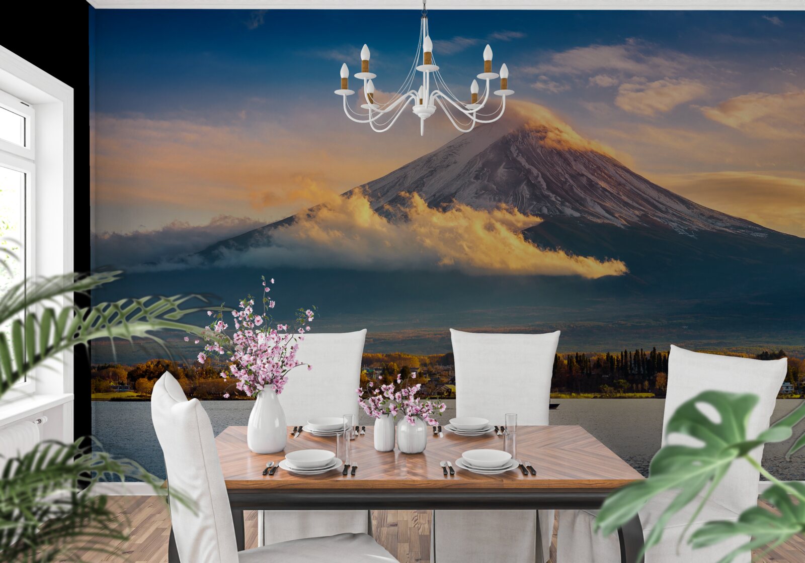 Fototapeta Horu Fudži obklopuje hustá hmla