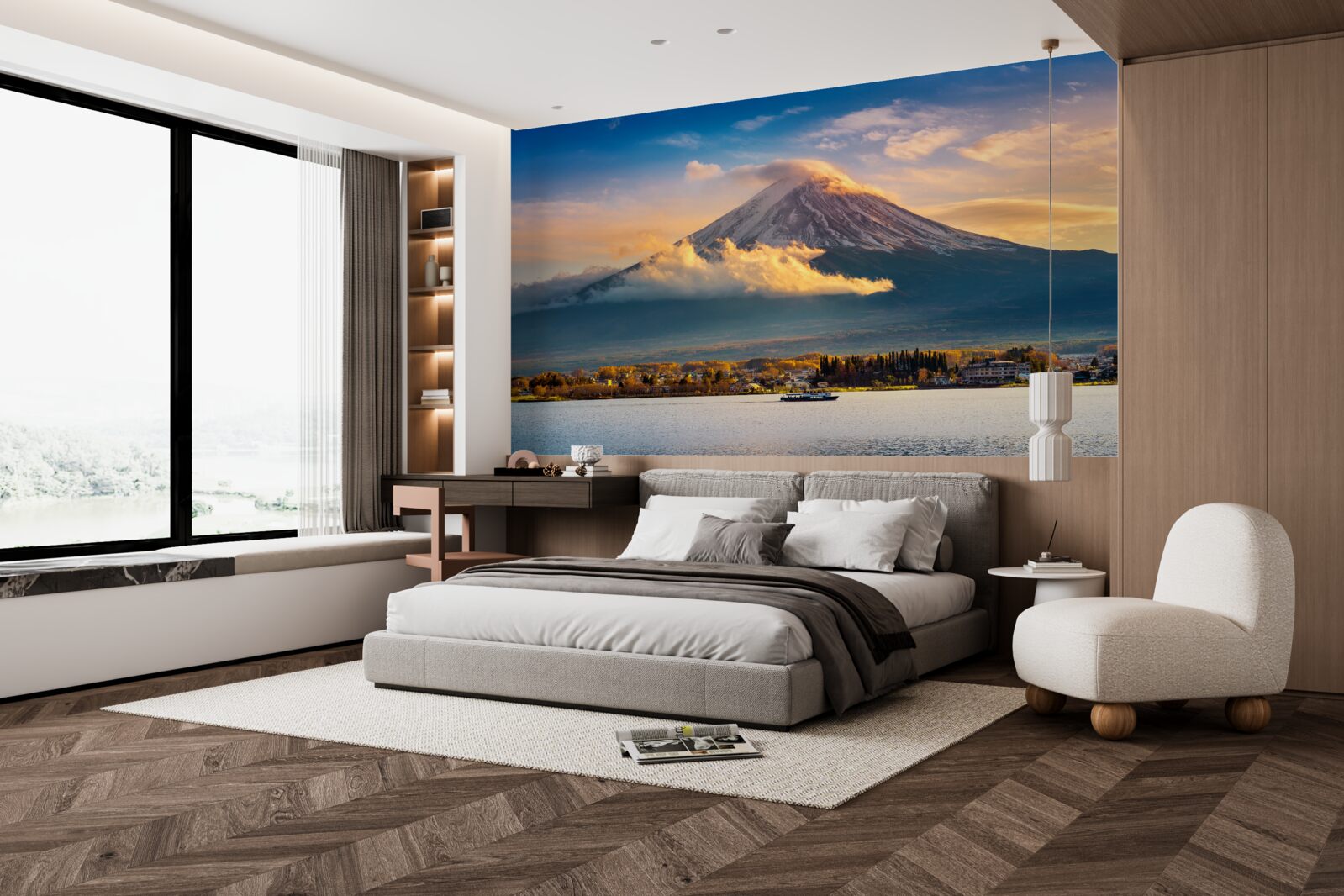 Fototapeta Horu Fudži obklopuje hustá hmla