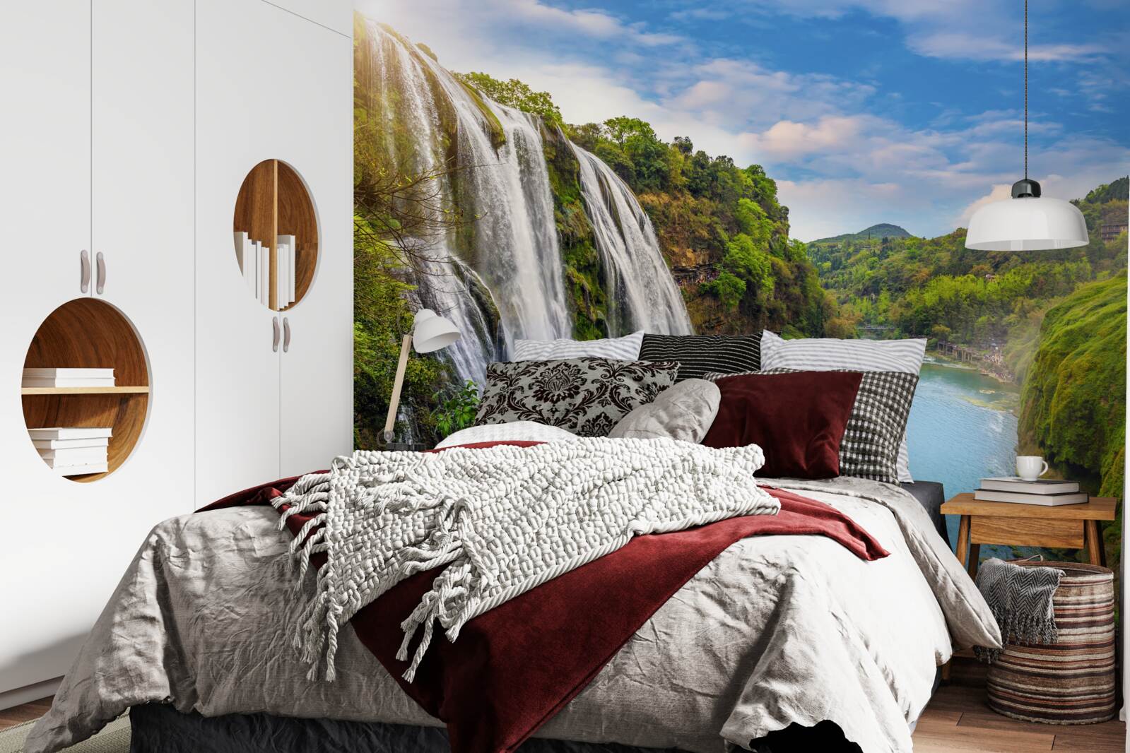 Fototapeta mohutný vodopád huangoshu