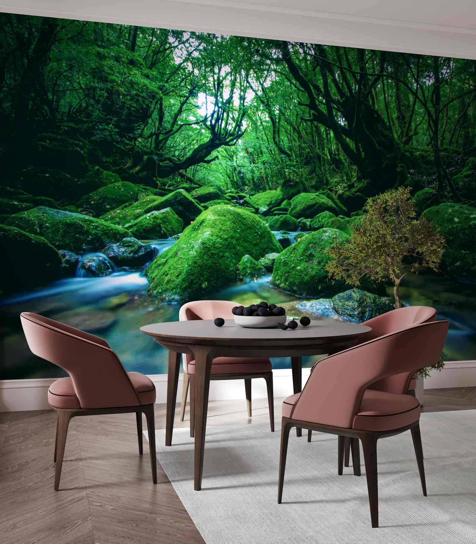 Fototapeta les spiaci na úpätí vodopádu