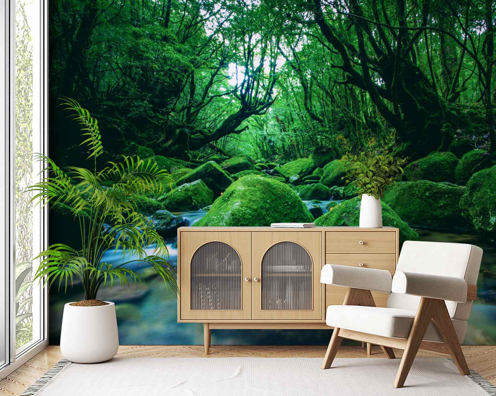 Fototapeta les spiaci na úpätí vodopádu