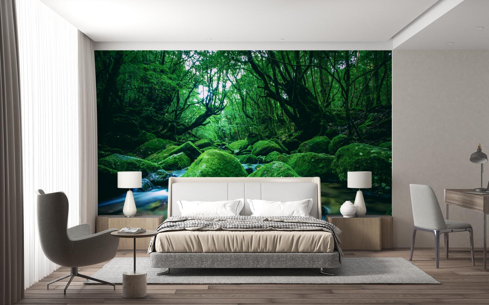 Fototapeta les spiaci na úpätí vodopádu