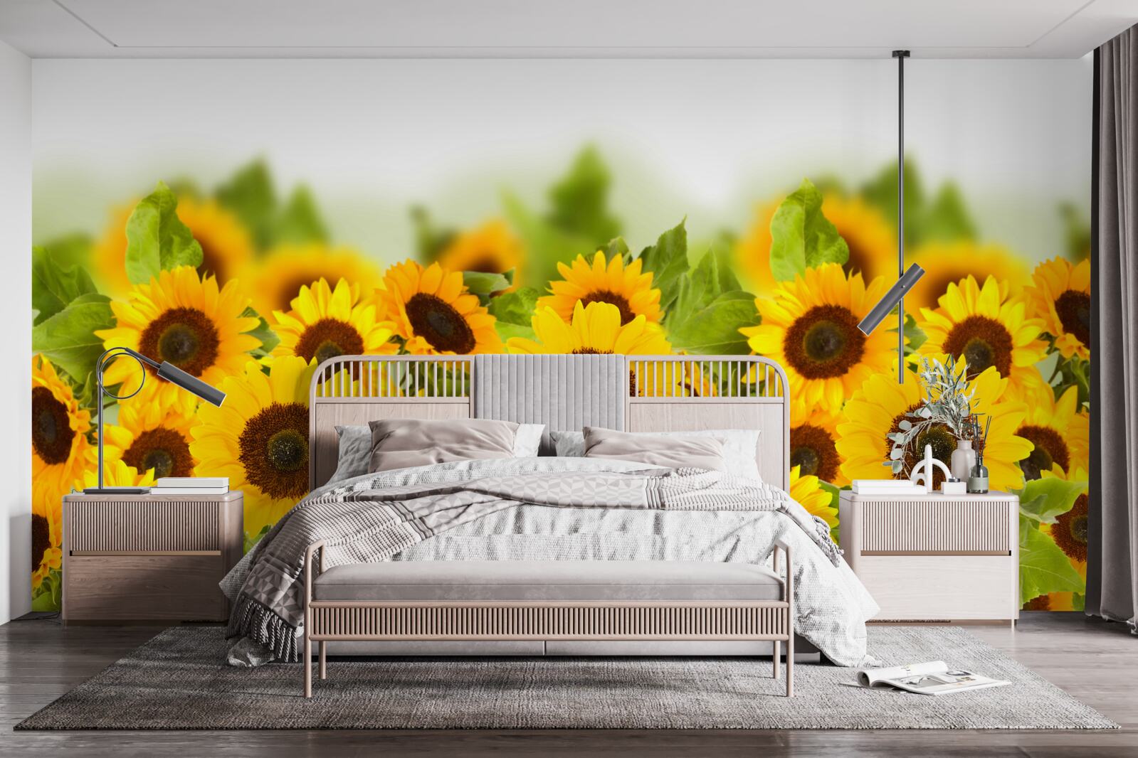 Fototapeta je tam úžasné množstvo slnečníc