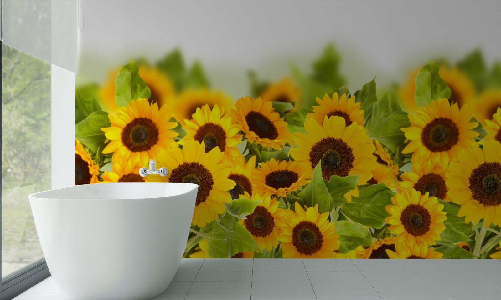 Fototapeta je tam úžasné množstvo slnečníc