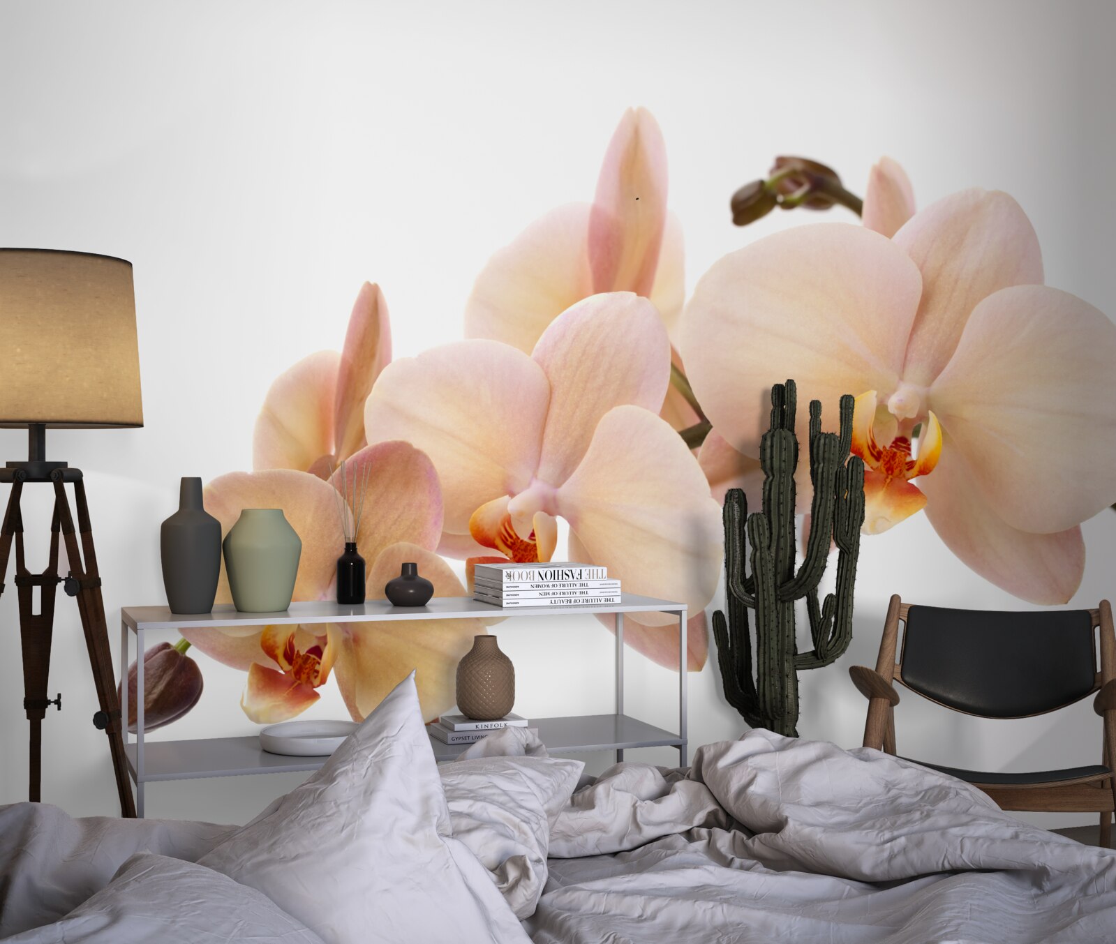 Fototapeta izolovaná vetva broskyňovej orchidey