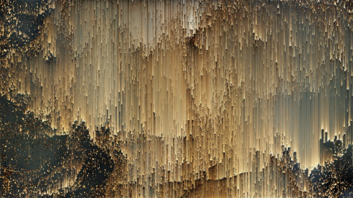 Fototapeta prúdy zlata stekajú dole