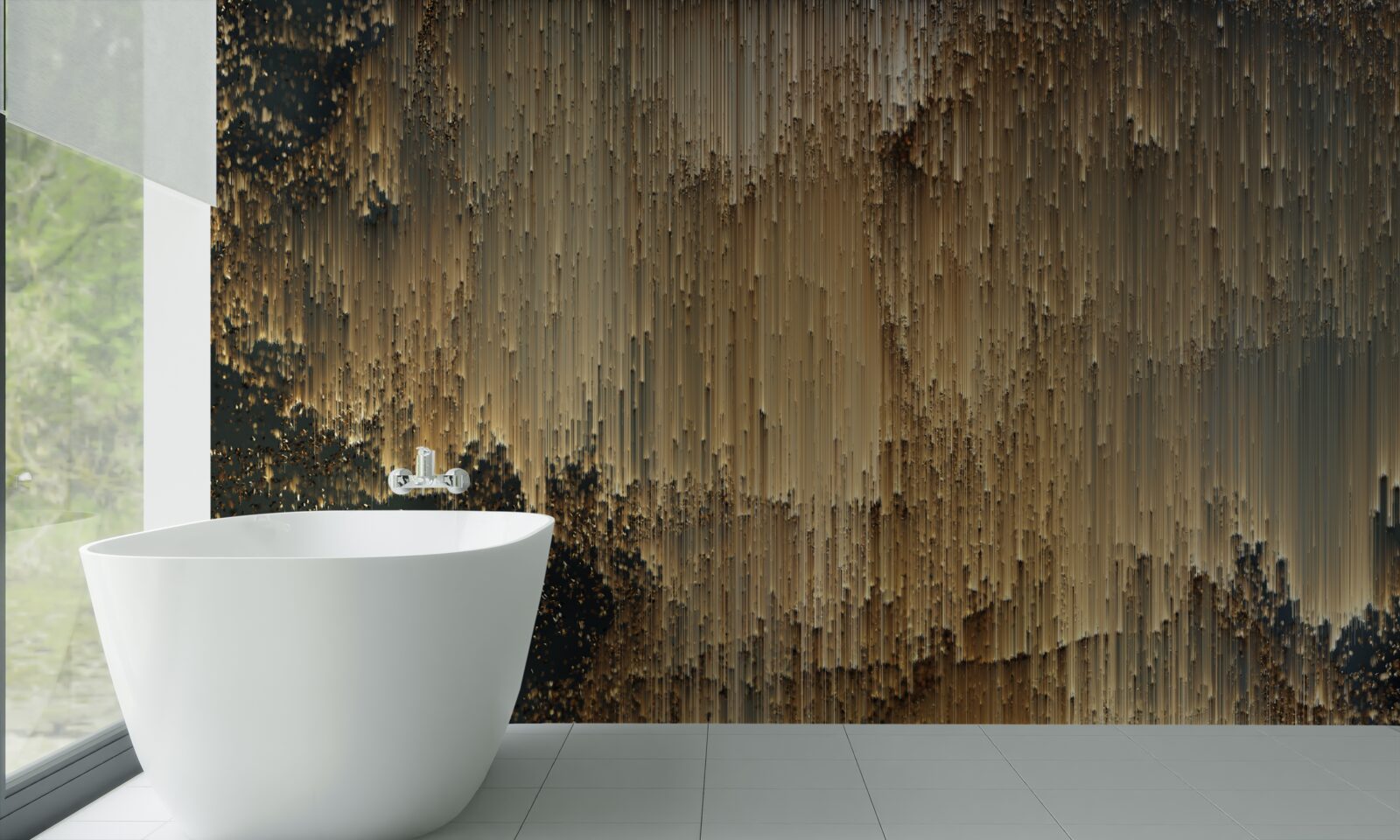 Fototapeta prúdy zlata stekajú dole