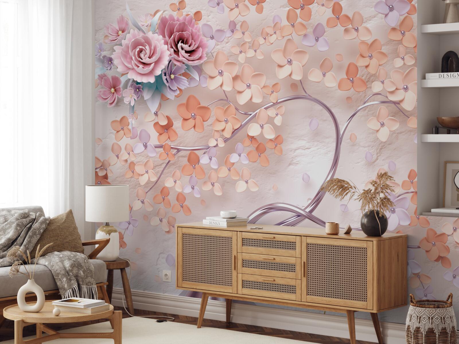 Fototapeta strom rozkvitnutý pestrými jesennými farbami