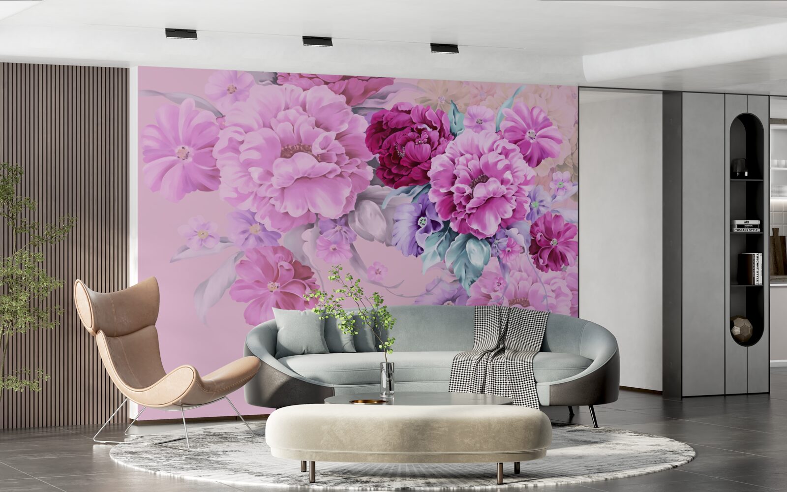 Fototapeta jesenná kytica v odtieňoch lila