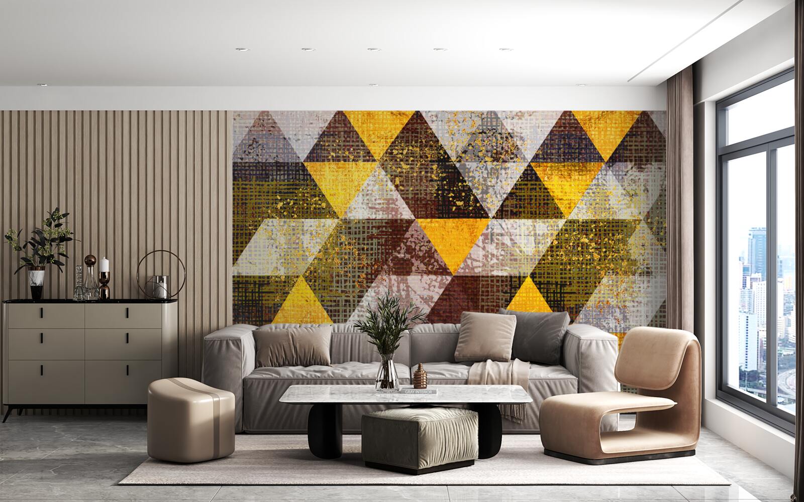 Fototapeta štruktúra viacfarebných kosoštvorcov