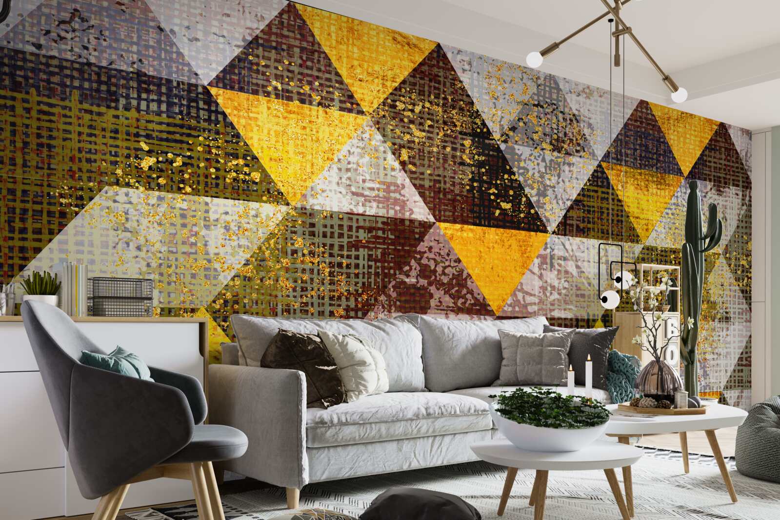 Fototapeta štruktúra viacfarebných kosoštvorcov