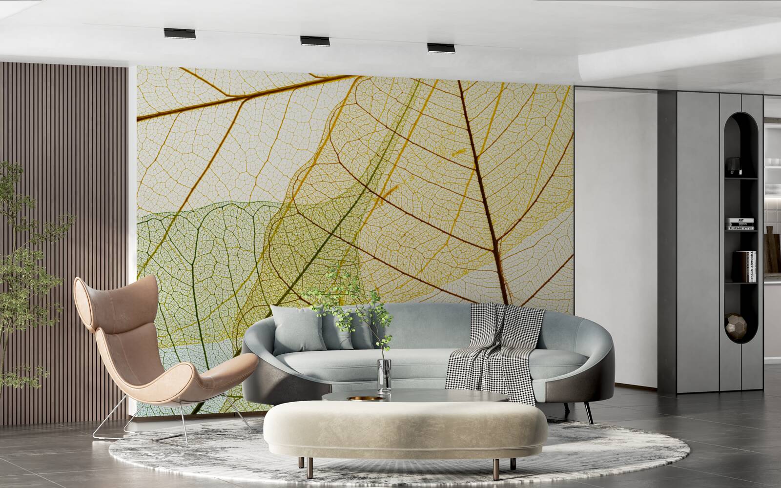 Fototapeta jesenné lístie, priehľadné a žlté