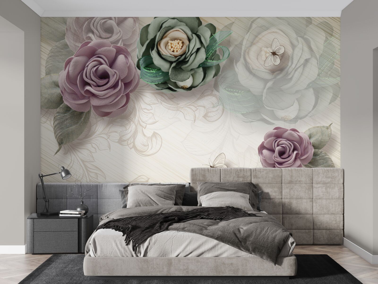 Fototapeta jedinečné malebné obrázky ruží