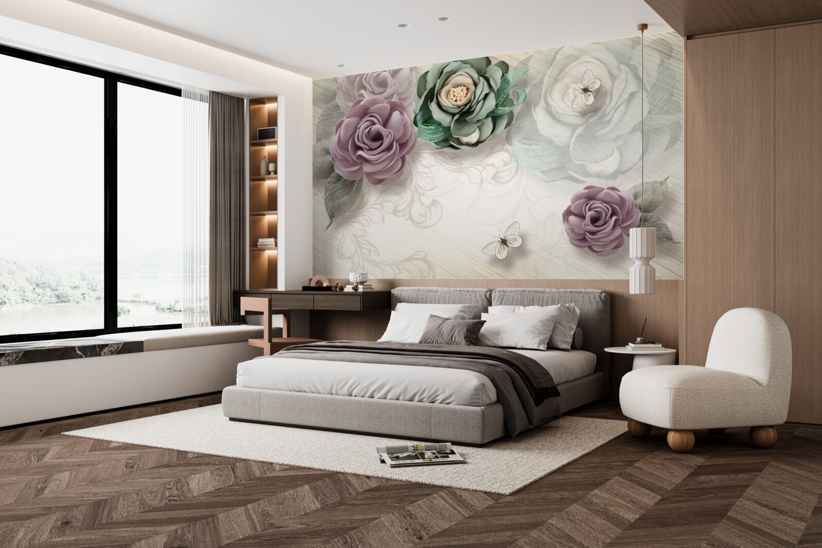 Fototapeta jedinečné malebné obrázky ruží